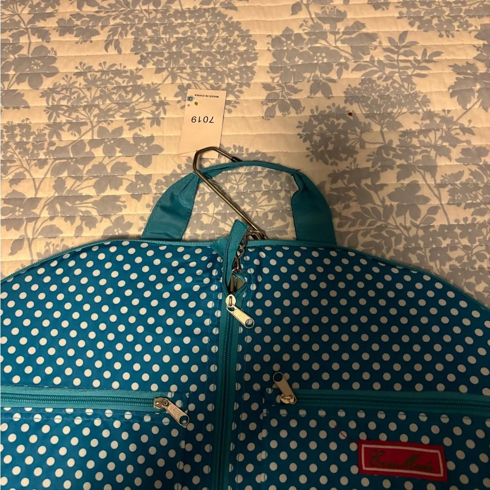 Colorful Quilted Turtle Print Garment Bag NWT